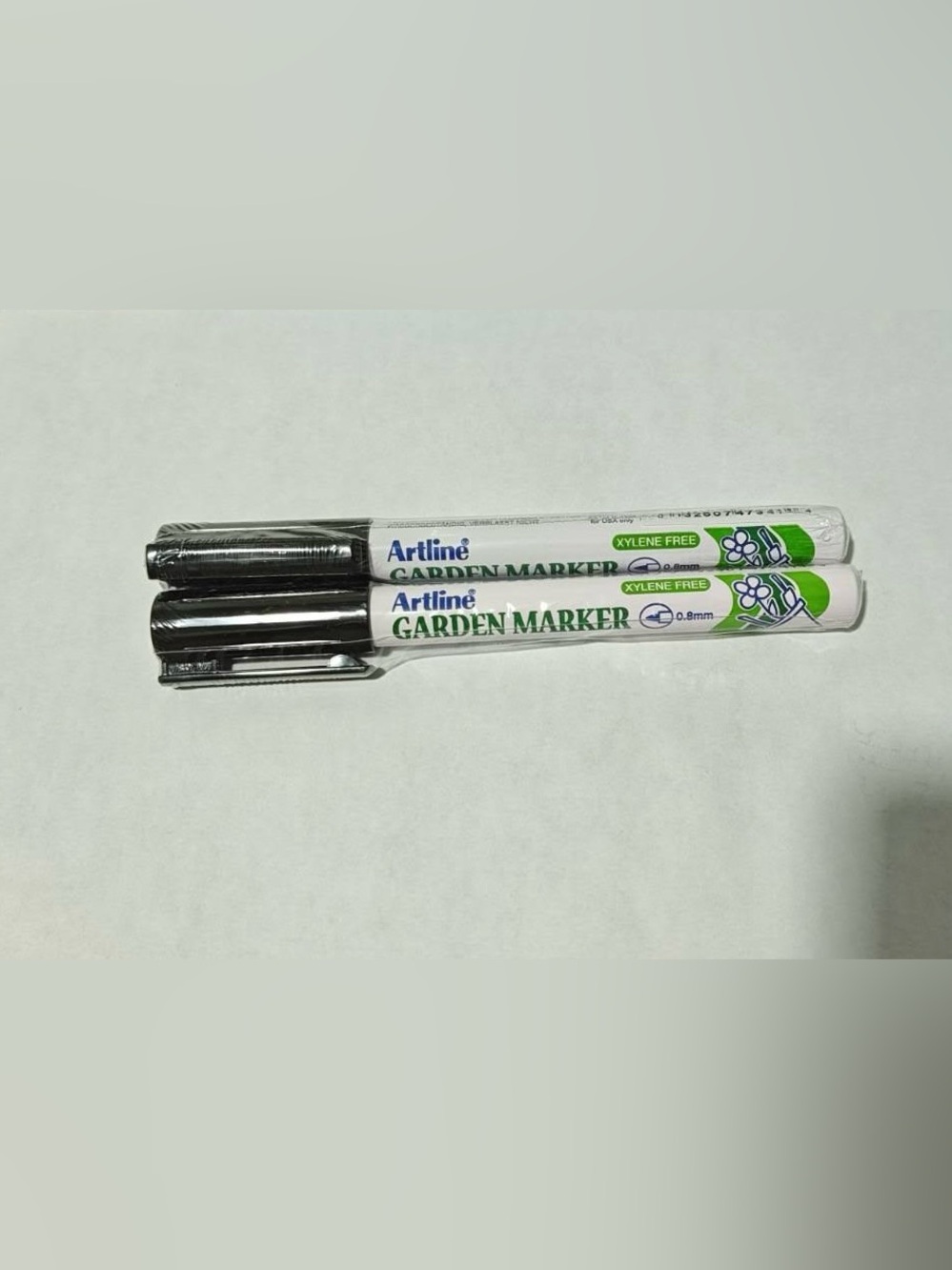 Artline Garden Markers, 0.8 mm Writing Width, Black 2 pack